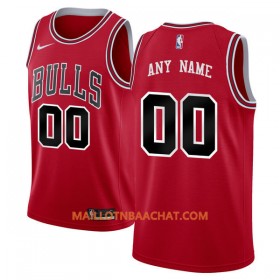 Maillot NBA Chicago Bulls Personnalisable Nike 2017-18 Rouge Swingman - Homme